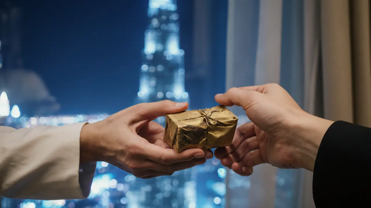A hand offering a book as a gift, symbolizing connection beyond transaction.